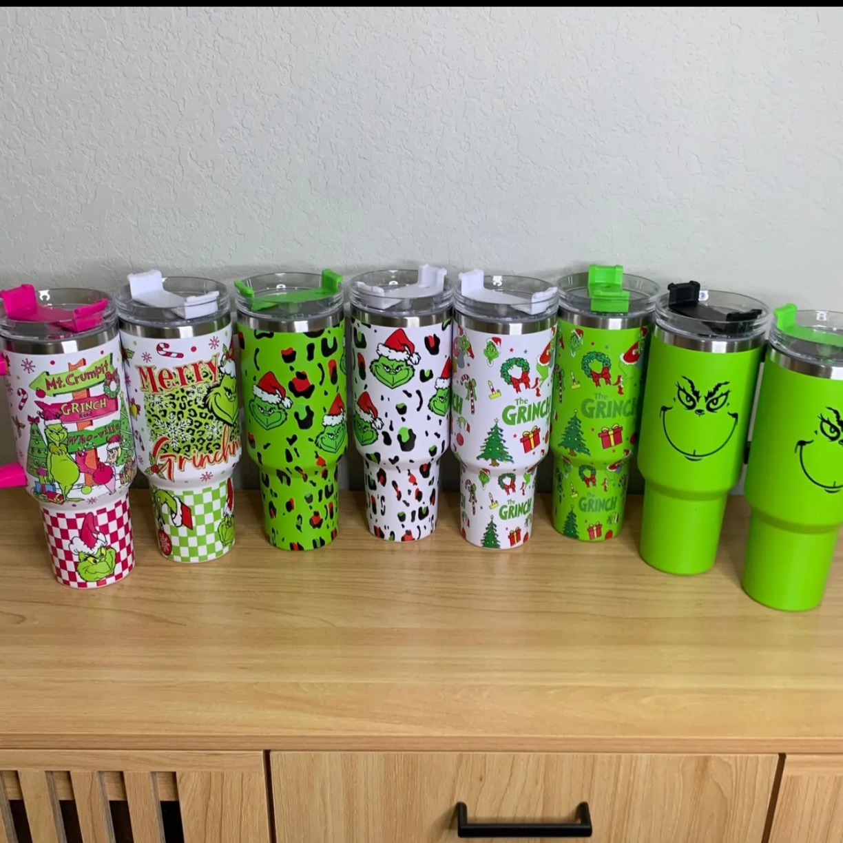 Grinch themed Christmas Tumblers – MorganK Designs