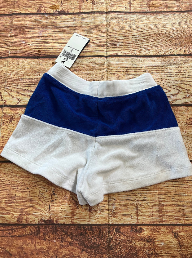 Ralph Lauren Polo Big Kids White Color-Blocked Terry Cloth Shorts