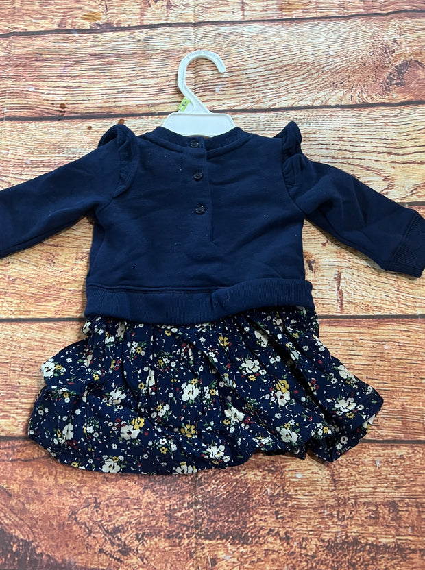 Ralph Lauren Polo Baby Navy Floral Sweater