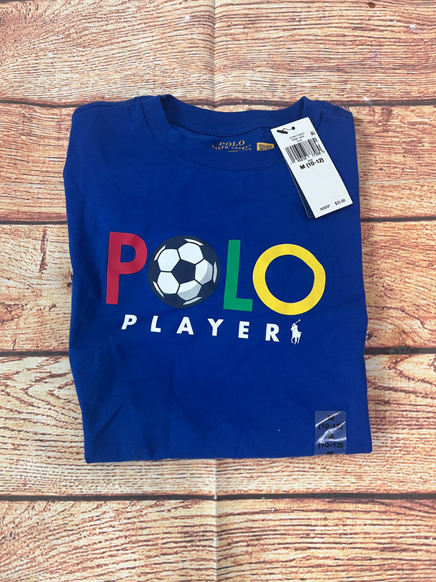 Ralph Lauren Soccer Logo Shirt Big Kids