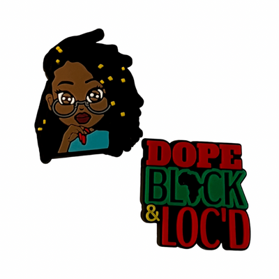 Dope Black & Loc'D Charms Set