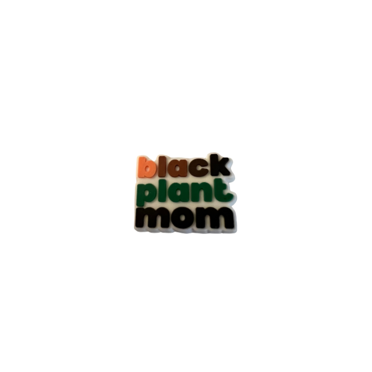 Black Plant Mom Charms Set